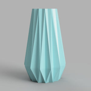 Geometrikus "Origami" Váza